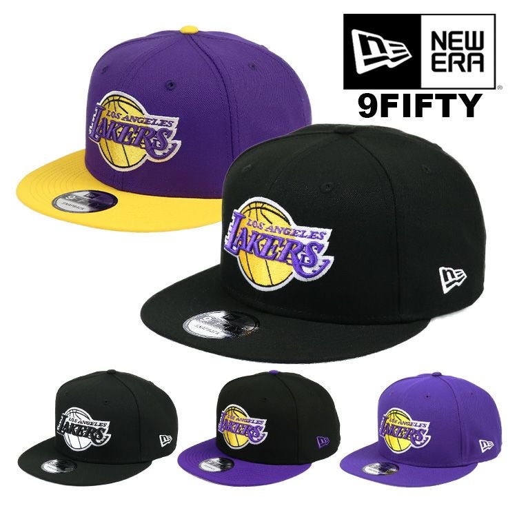 【新品未使用】 Lakers　レイカーズ　NEWERA 　現地購入品　キャップ New Era ニューエラ キャップ 9FIFTY ロサンゼルス・レイカーズ Los