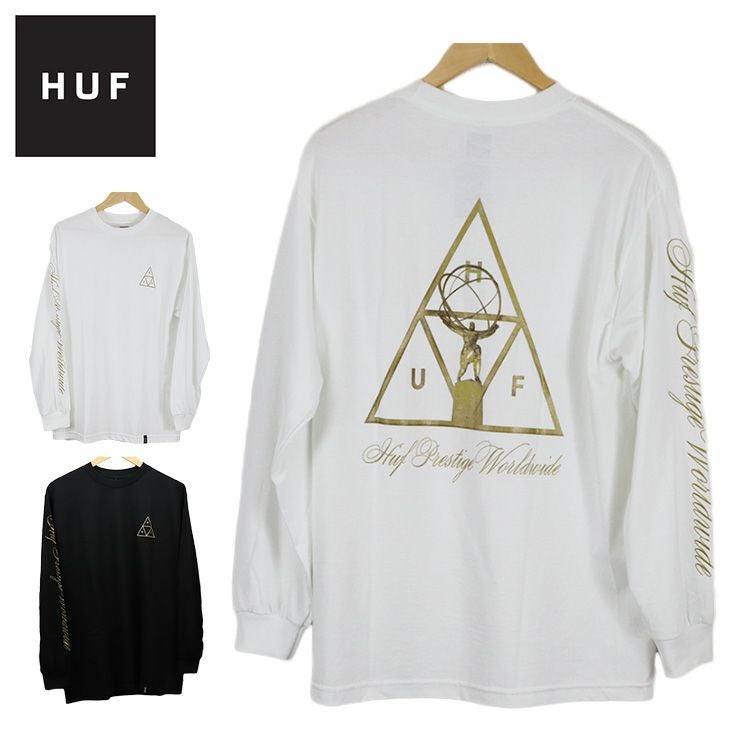 HUF ハフ ロンT メンズ PRESTIGE TT 長袖Tシャツ トリプル