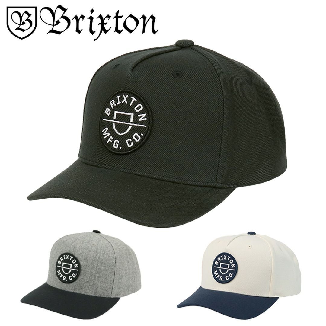 BRIXTON ブリクストン キャップ メンズ CREST C MP SNBK CAP 帽子