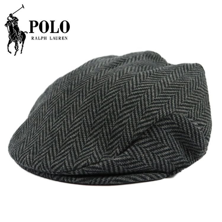 ラルフローレン ハンチング 帽子 HERRINGBONE DRIVER HAT ポロ Polo