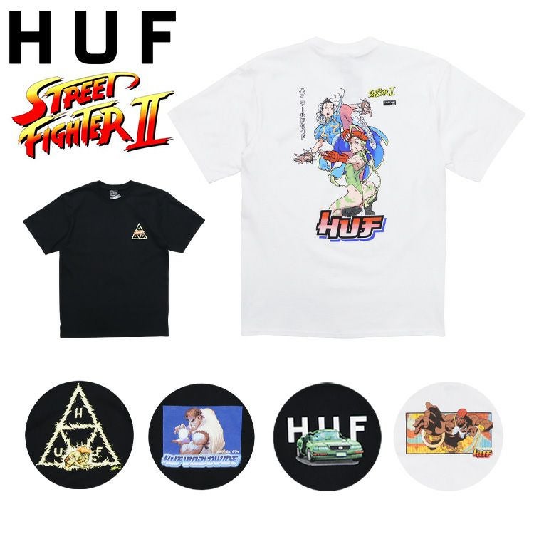 HUF ハフ メンズ Tシャツ ストリートファイター2 S/S TEE CAPCOM 半袖T HUF ハフ メンズ Tシャツ ストリートファイター2 S/S TEE CAPCOM 半袖T