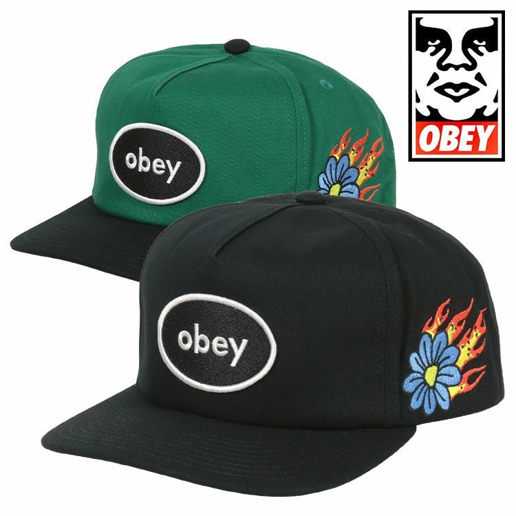 人気の迷彩【OBEY】キャップ　帽子 OBEY 迷彩柄 ワークキャップ - メルカリ