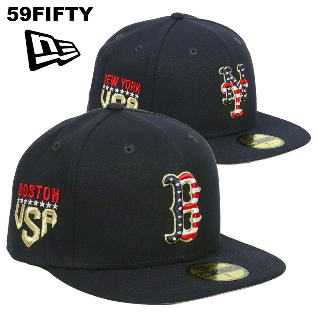 ニューエラ キャップ 59FIFTY MLB 独立記念日 メンズ NEW ERA 4th of