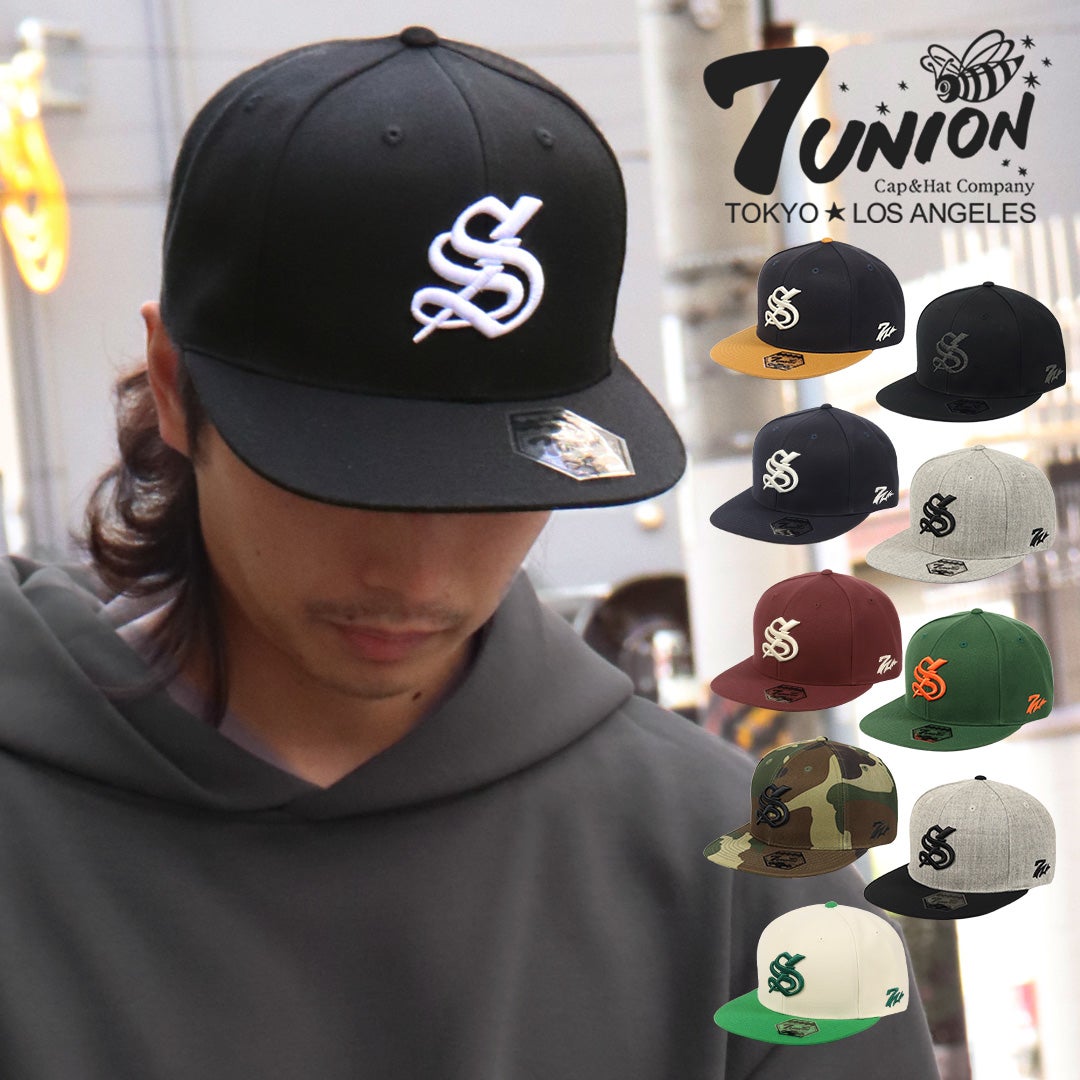 BDNロゴ キャップ 7UNION キャップ セブンユニオン スナップバック メンズ 帽子 7THUNDER
