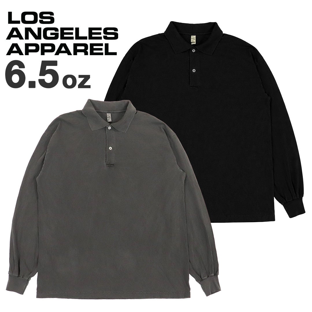 ロサンゼルスアパレル 長袖 ポロシャツ ロスアパ Los Angeles Apparel