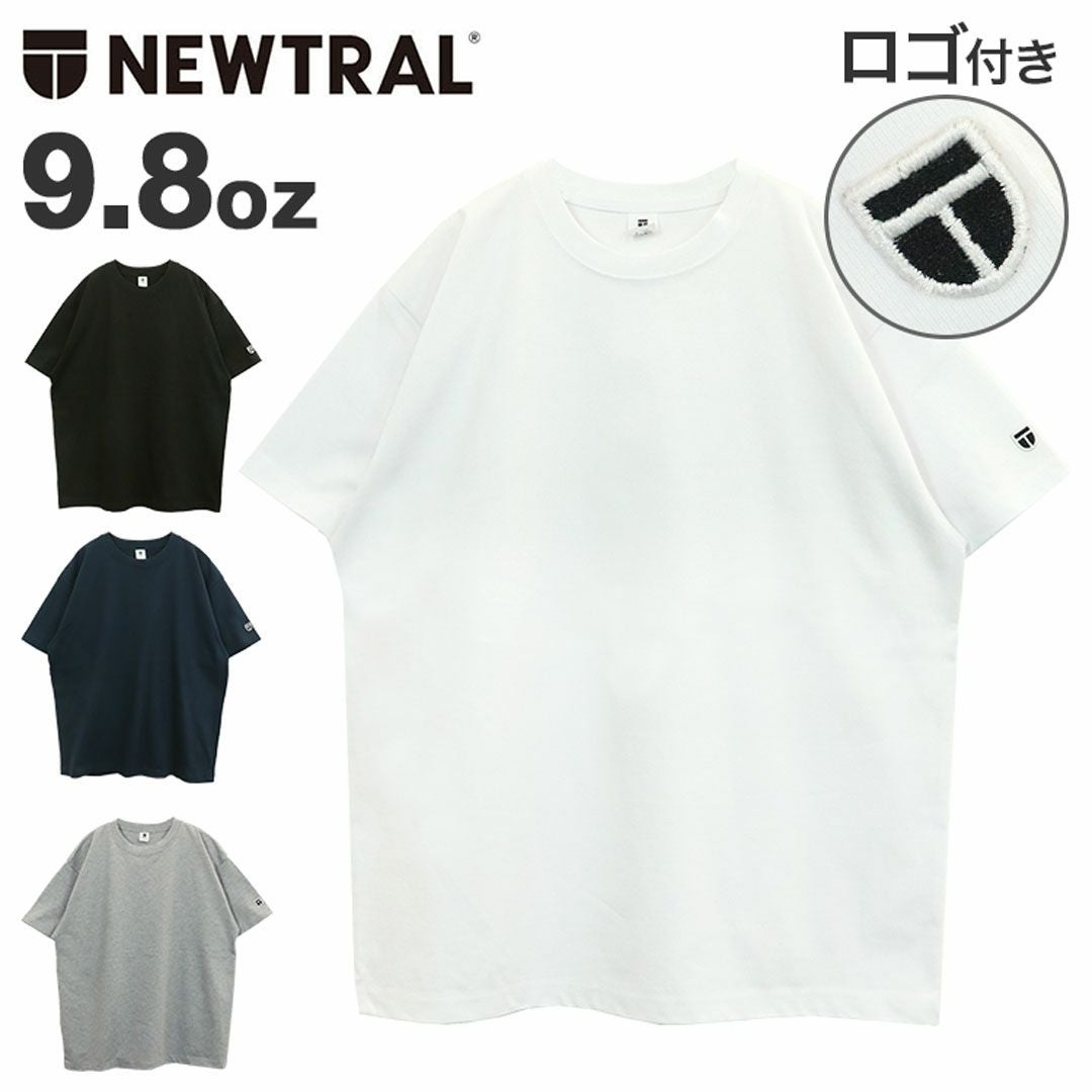 ニュートラル Tシャツ 半袖 クルーネック NEWTRAL 9.8oz ワンポイント
