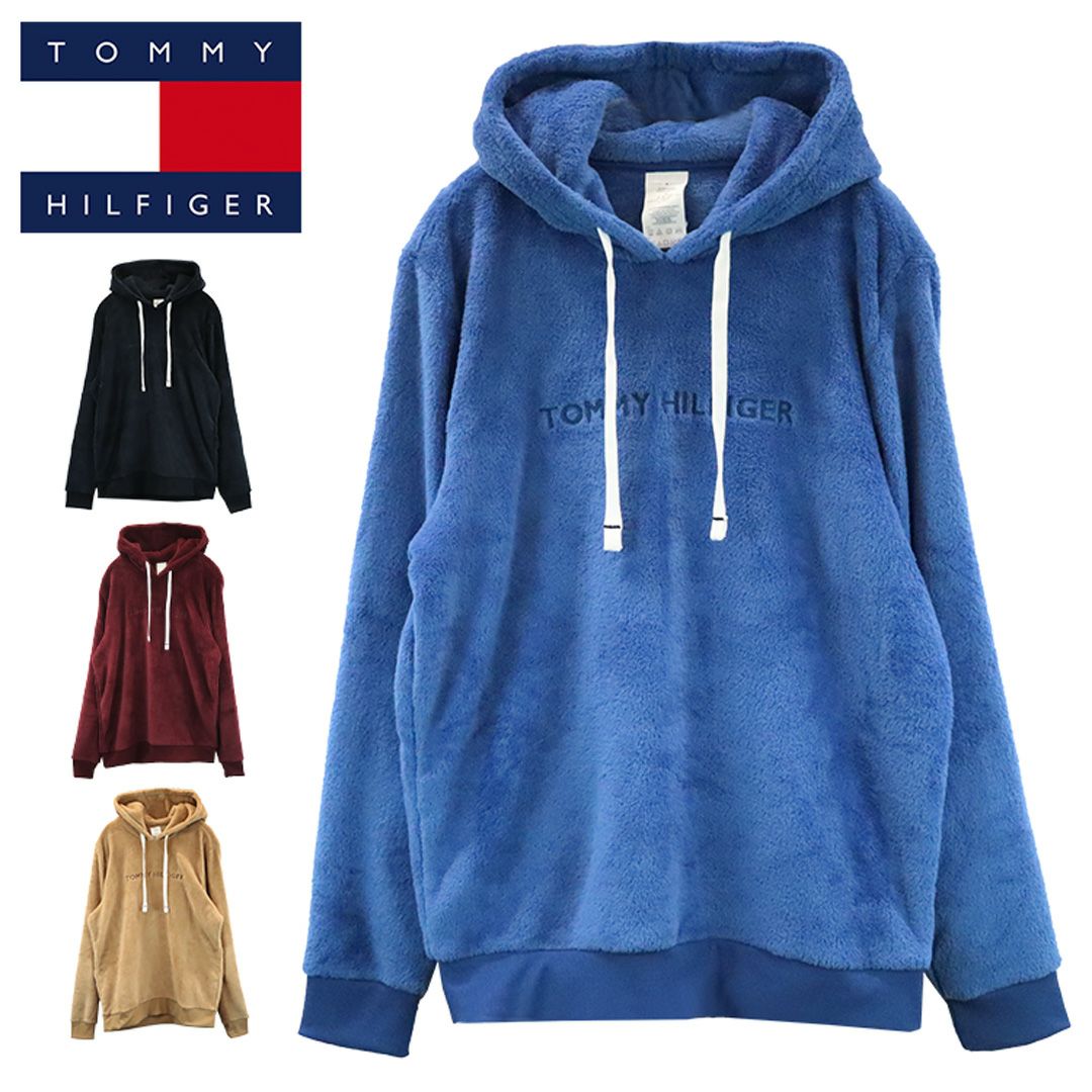 トミーヒルフィガー パーカー 起毛 長袖 トップス 薄手 メンズ TOMMY