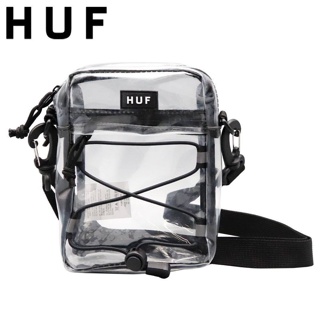 HUF ショルダーバッグ かばん ハフ クリアバッグ ブランド ロゴ